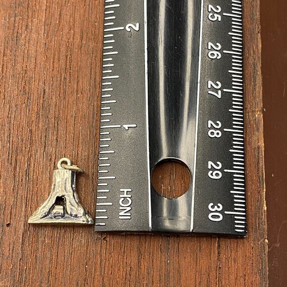 Vintage Bates & Klinke 925 Sterling "Wawona Tunnel Tree" Yosemite Pendant Charm - Picture 4 of 5